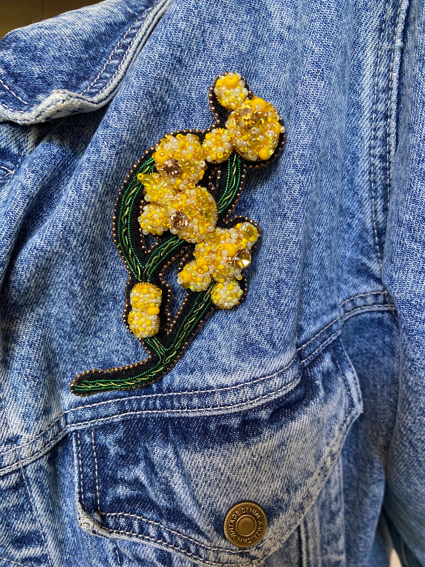 Broche Le Mimosa
