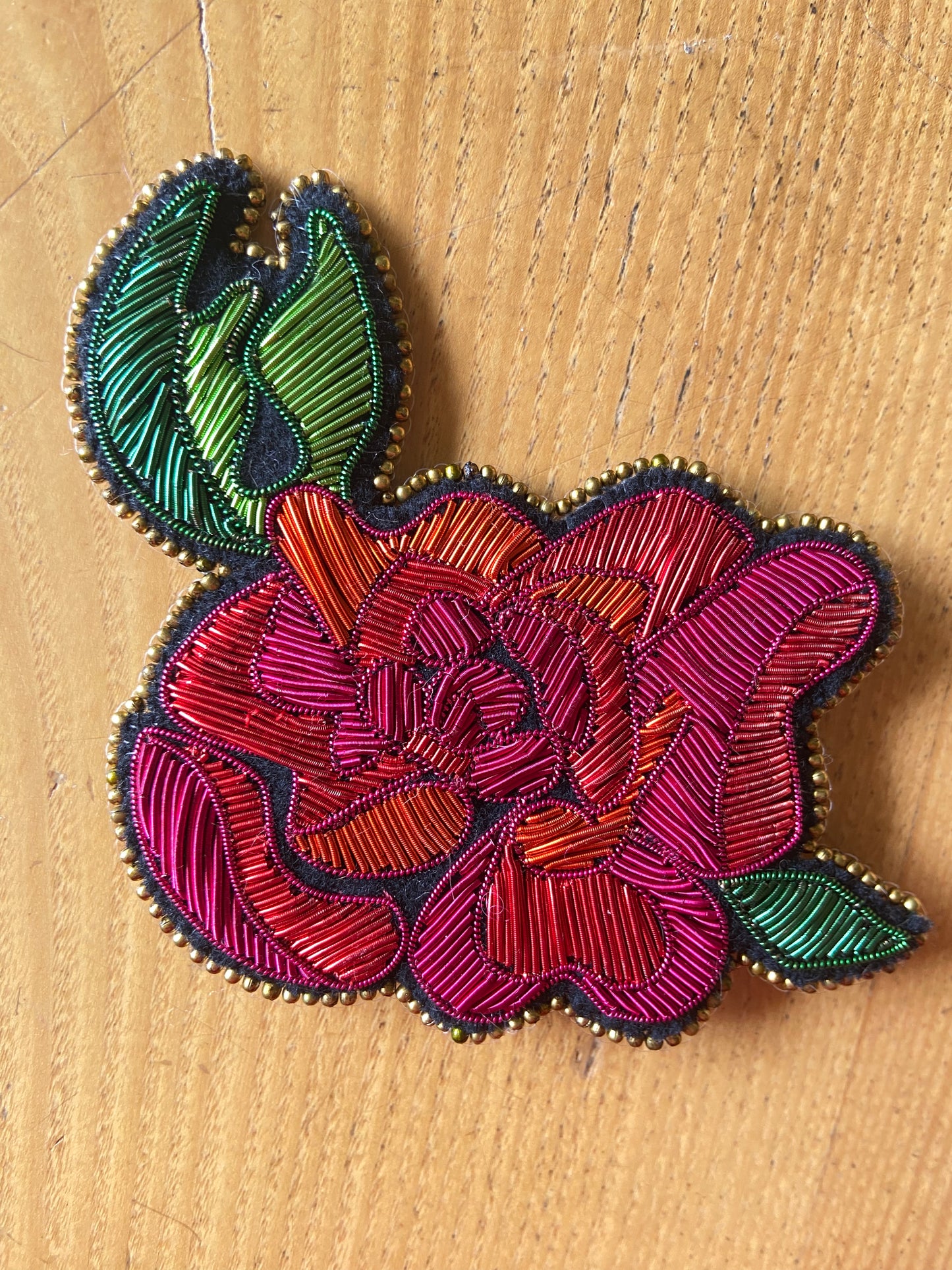 Broche Rose Éternelle