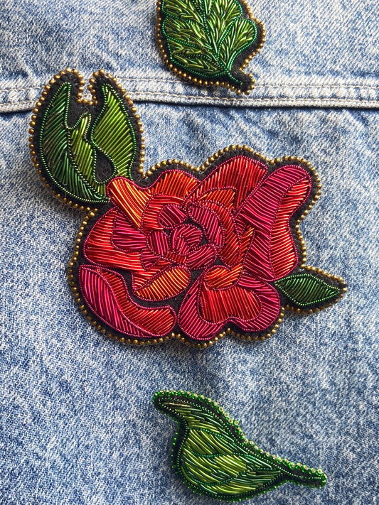 Broche Rose Éternelle