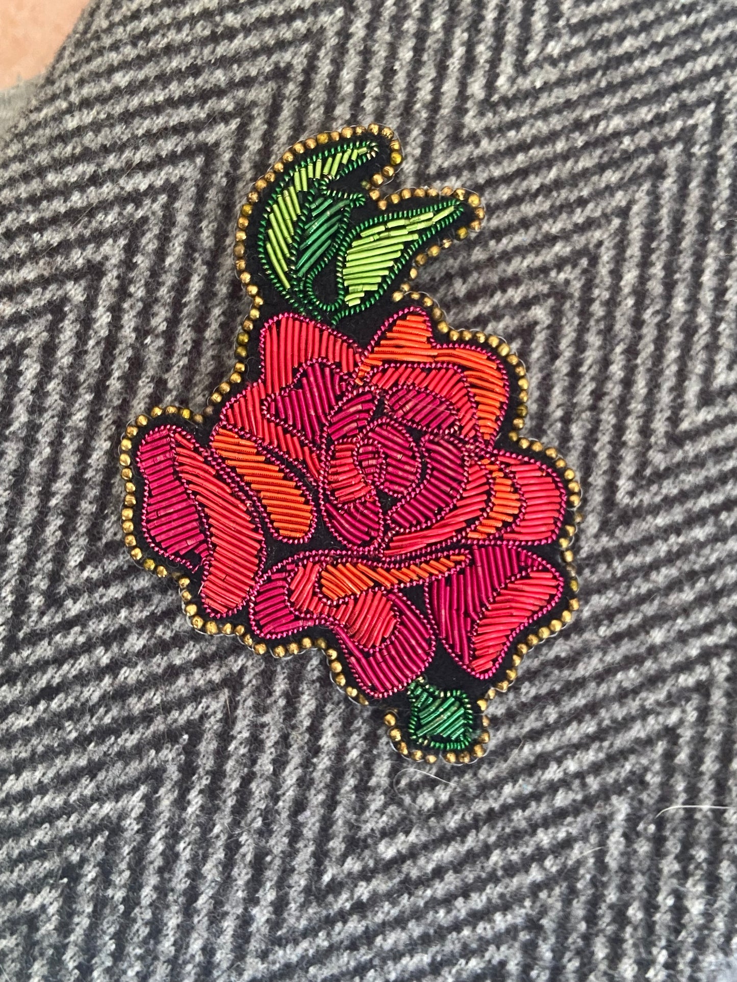 Broche Rose Éternelle