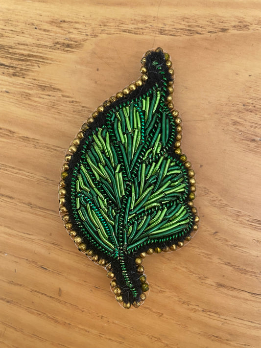 Broche Feuille de Rosier 2.0