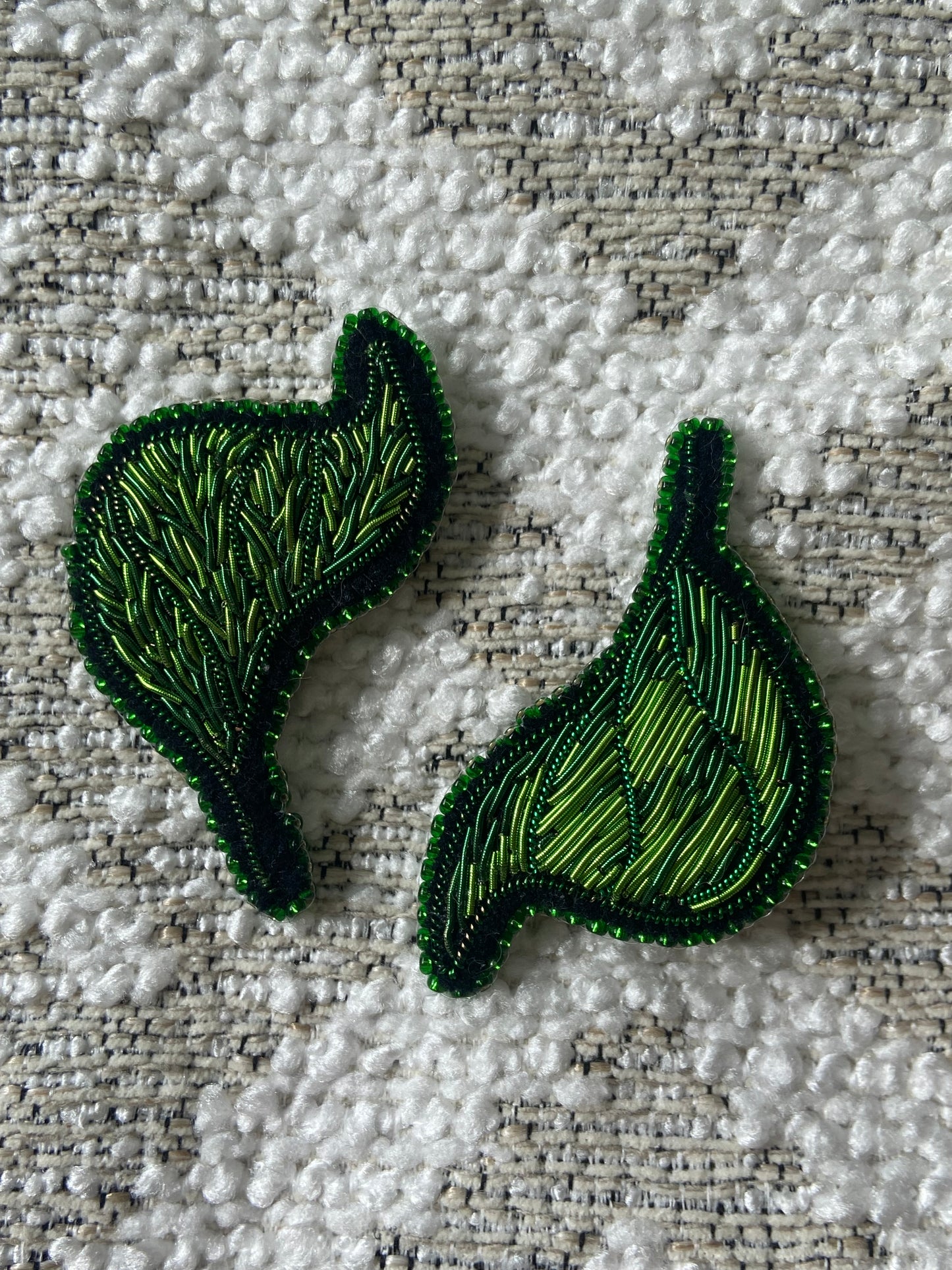 Broche Feuille de Rosier