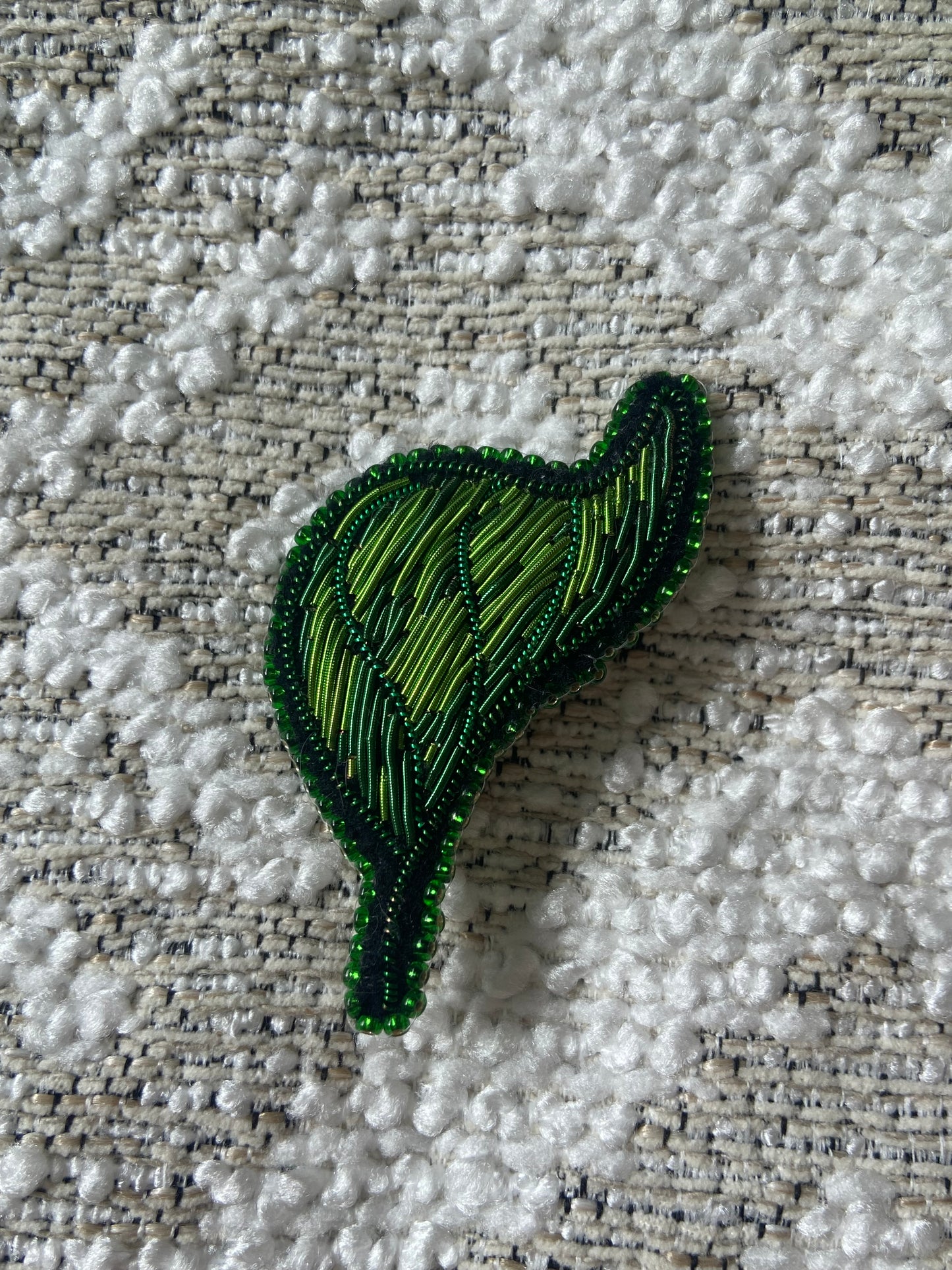 Broche Feuille de Rosier