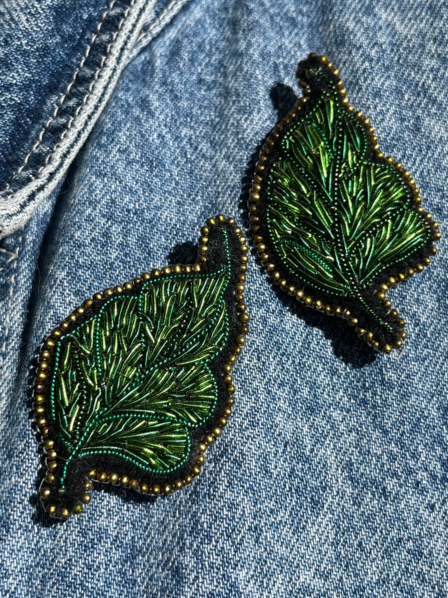 Broche Feuille de Rosier 2.0