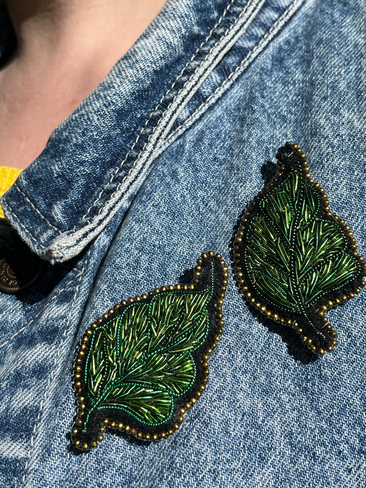 Broche Feuille de Rosier 2.0