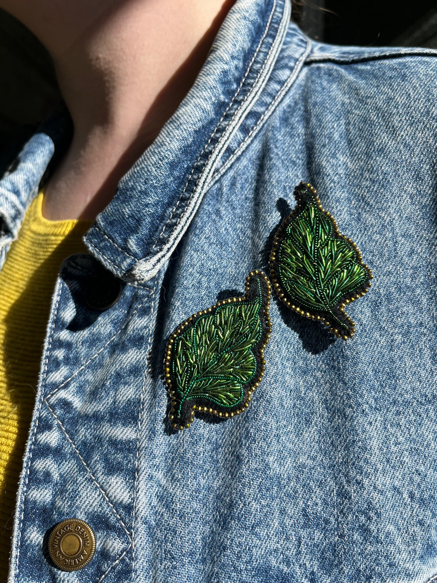 Broche Feuille de Rosier 2.0