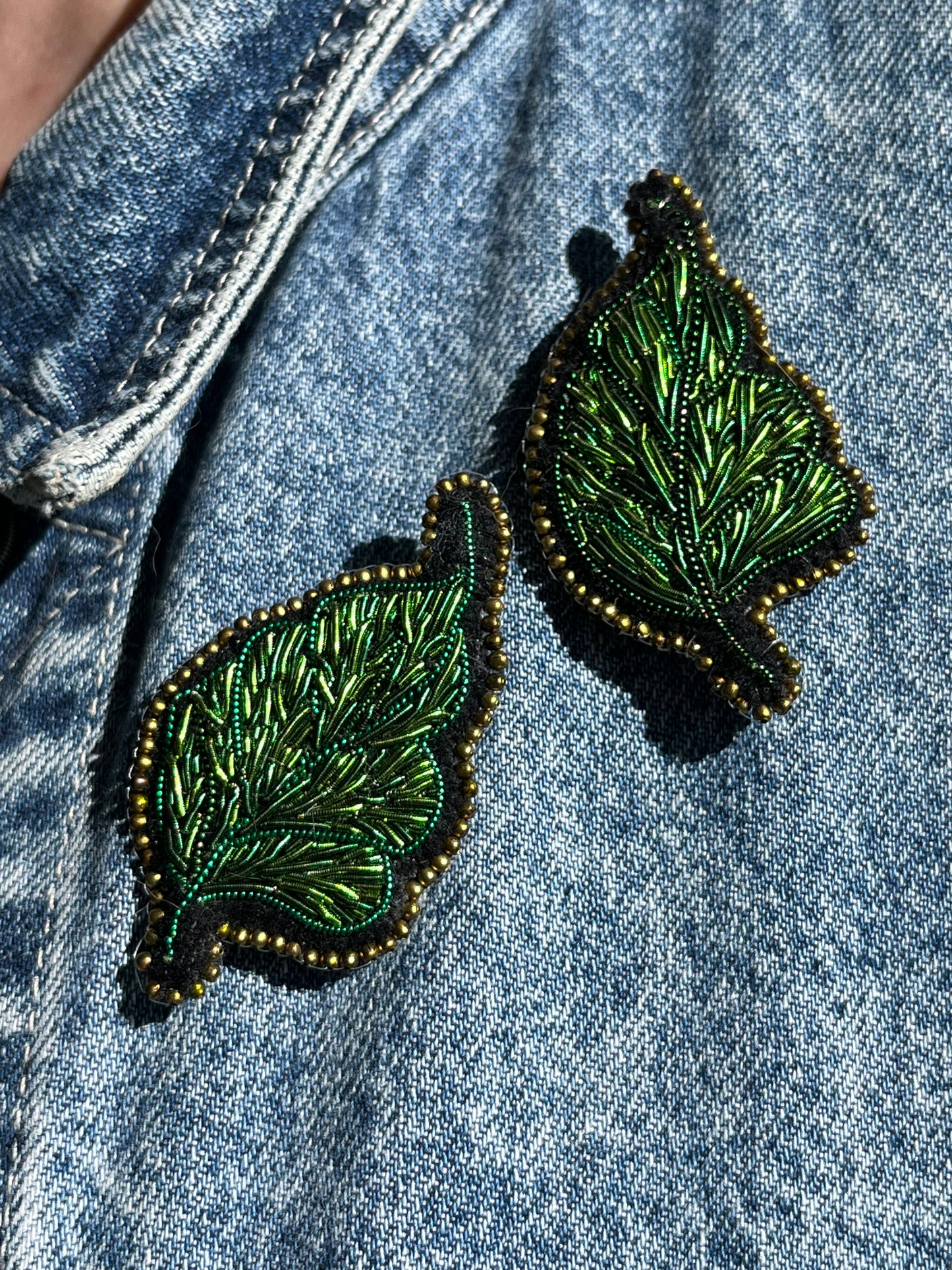 Broche Feuille de Rosier 2.0