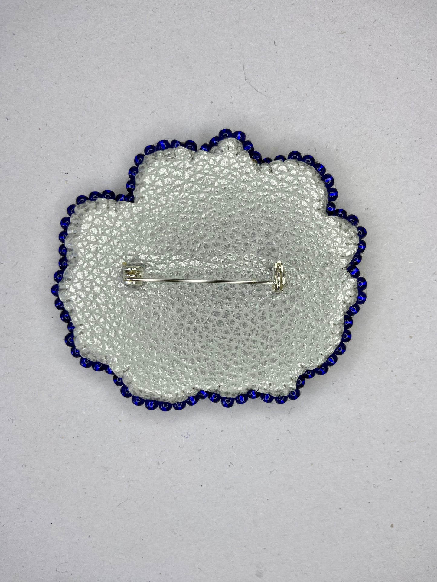Broche Rose Givrée