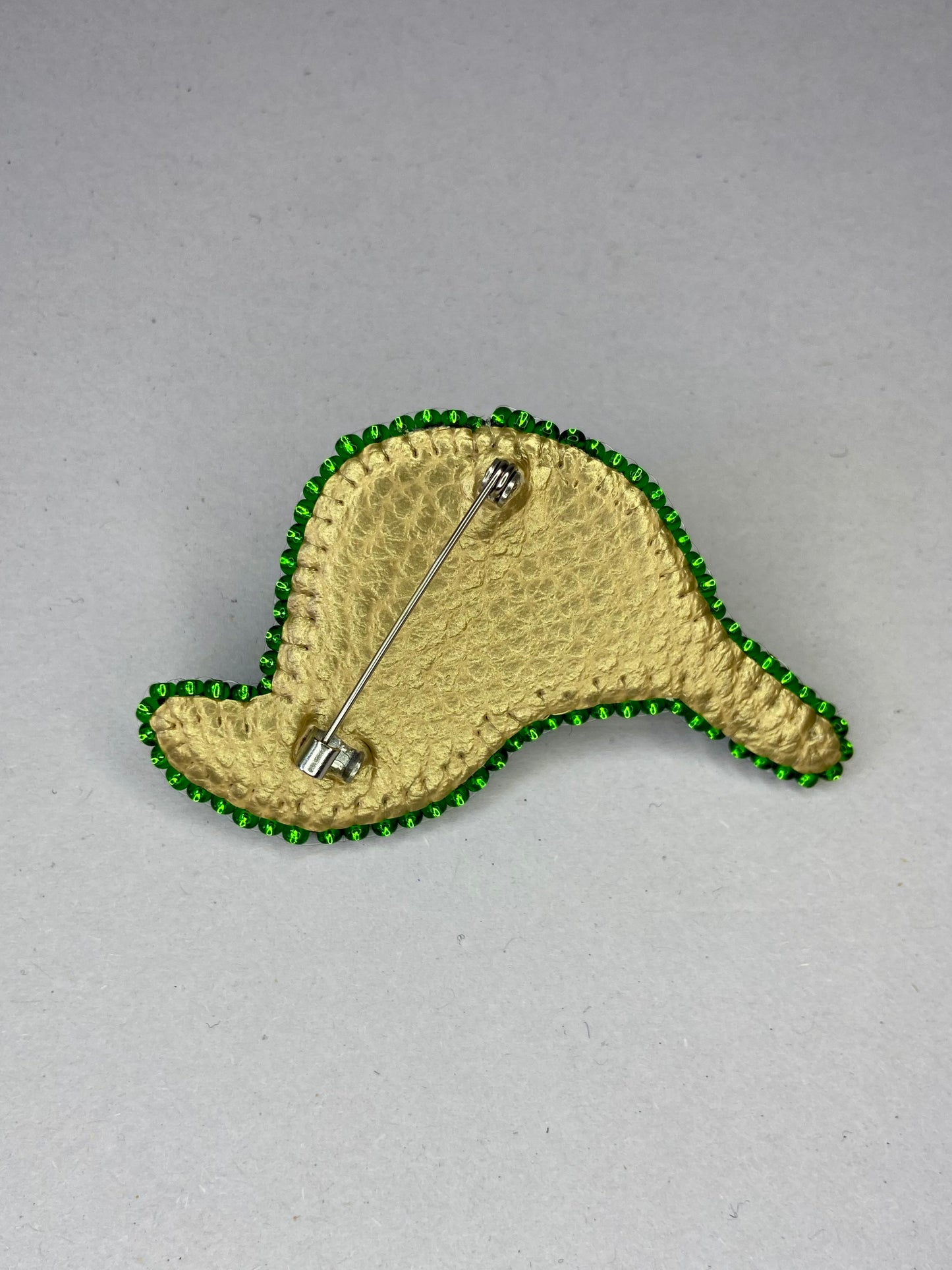 Broche Feuille de Rosier