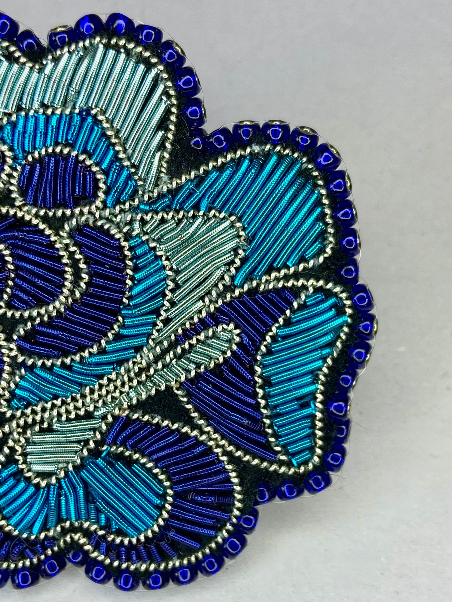 Broche Rose Givrée