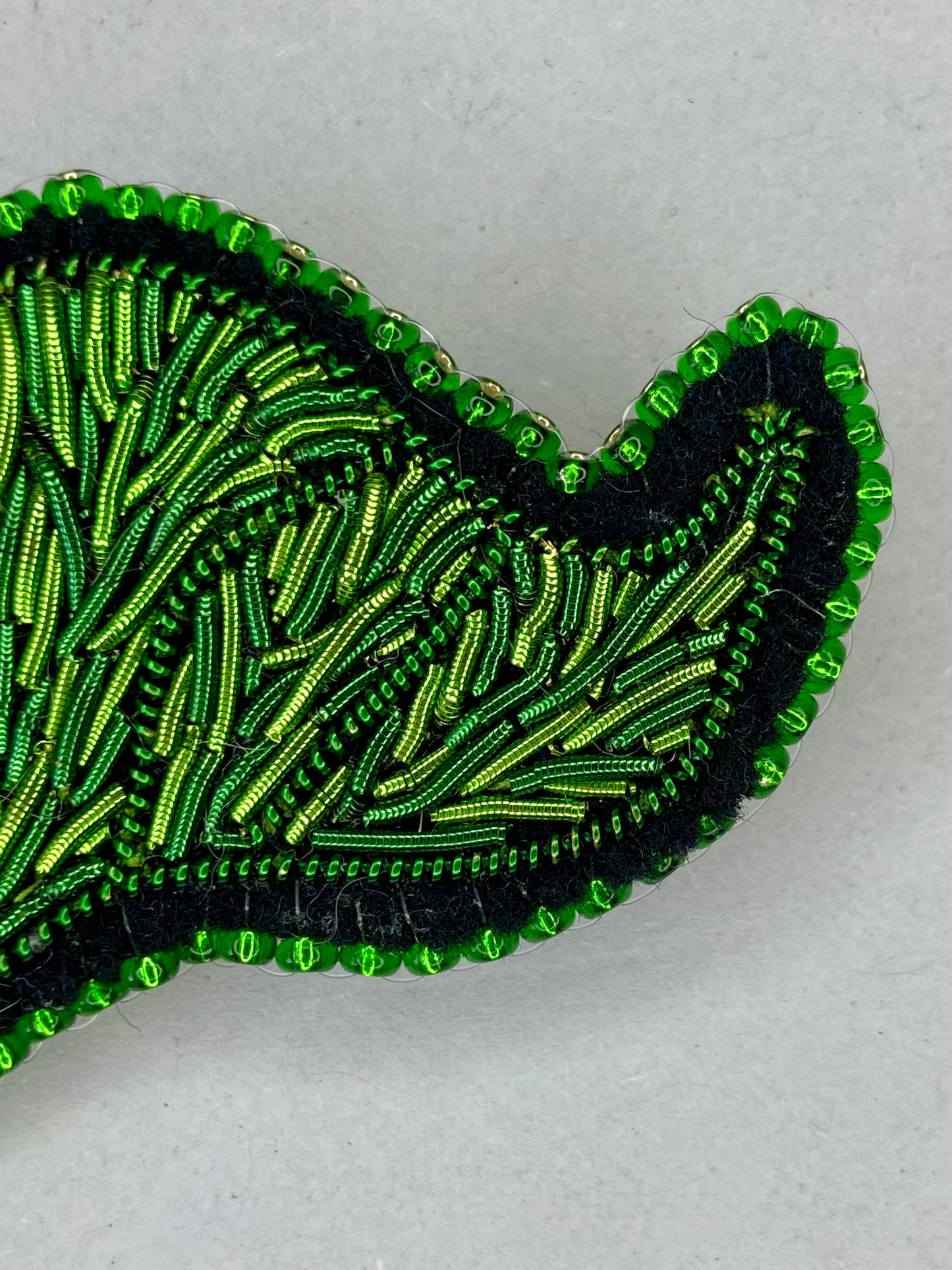 Broche Feuille de Rosier