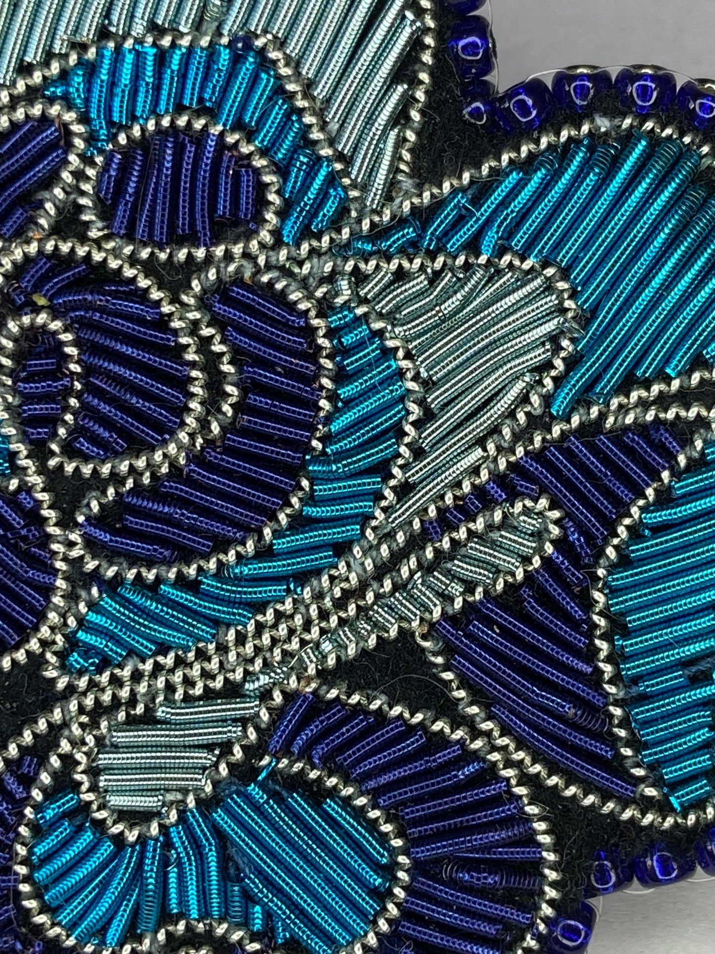 Broche Rose Givrée