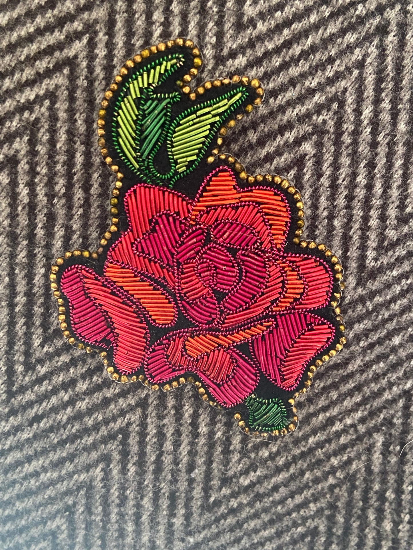 Broche Rose Éternelle