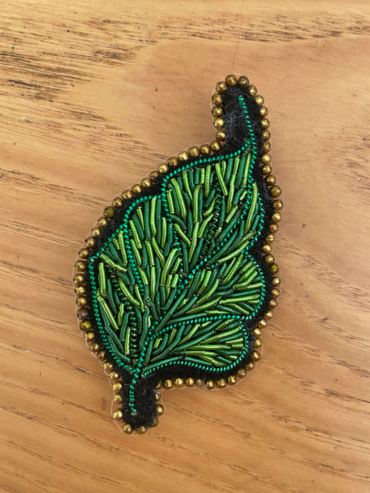 Broche Feuille de Rosier 2.0