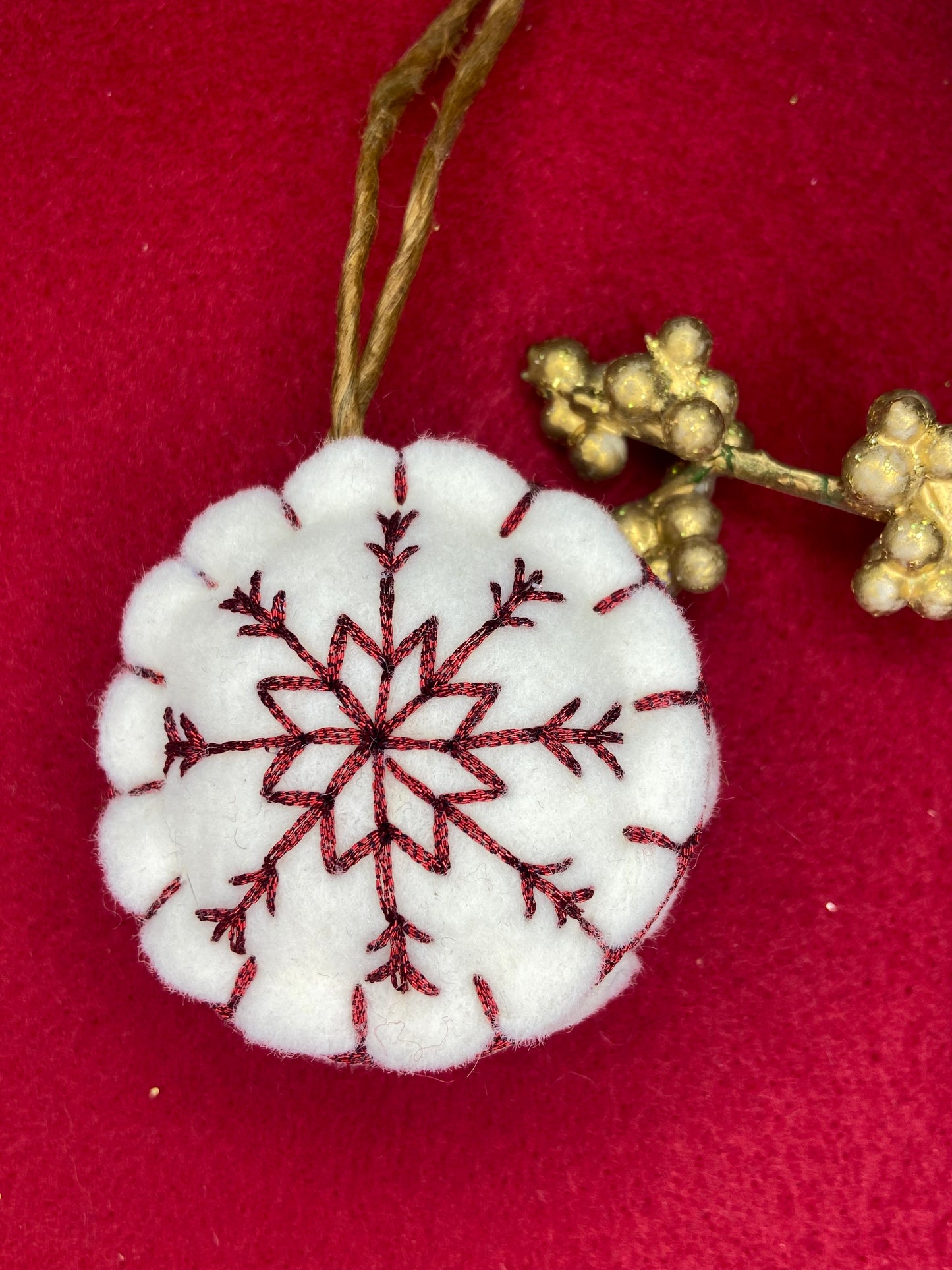 Boule de Noël - Flocon de Givre