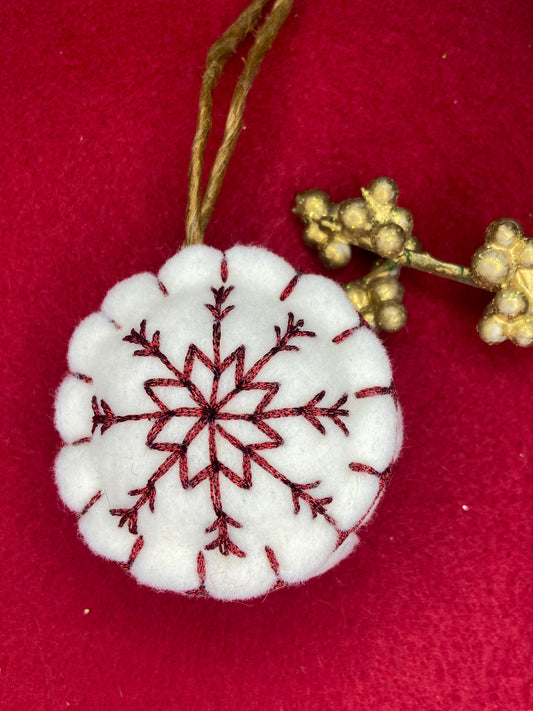 Boule de Noël - Flocon de Givre