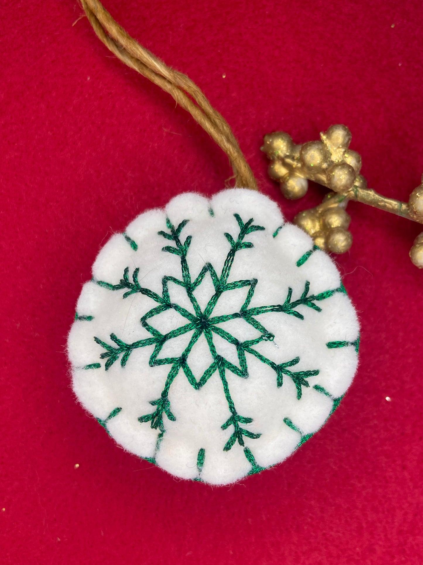 Boule de Noël - Flocon de Givre