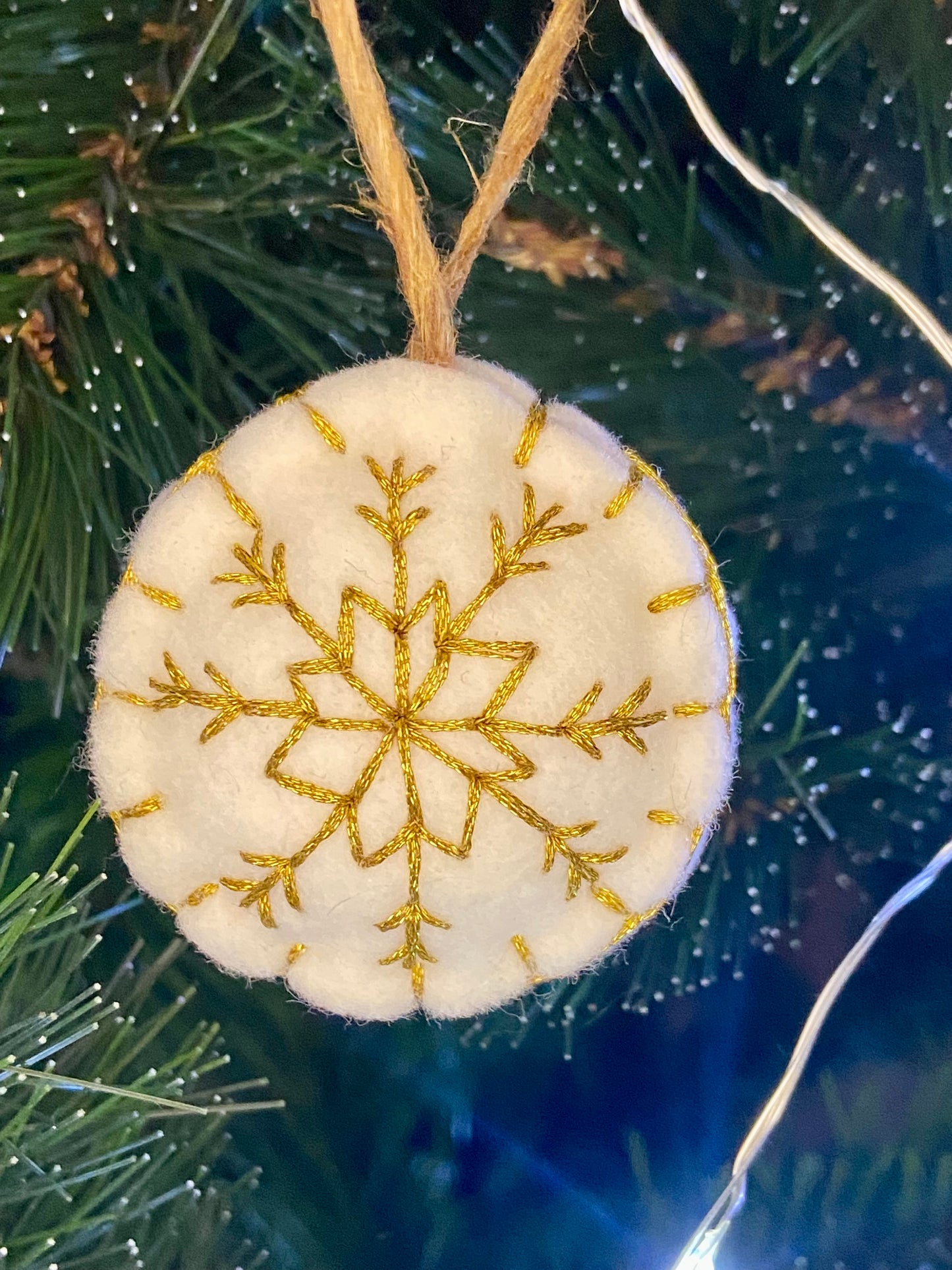 Boule de Noël - Flocon de Givre