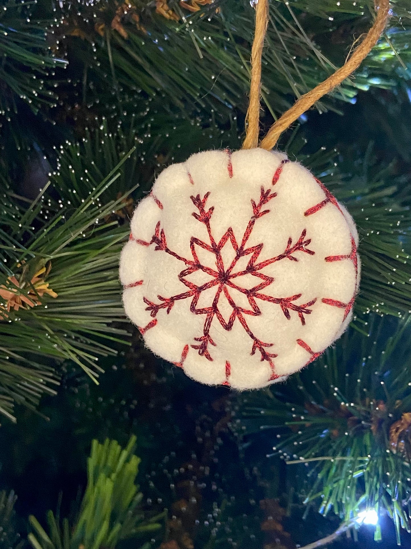Boule de Noël - Flocon de Givre