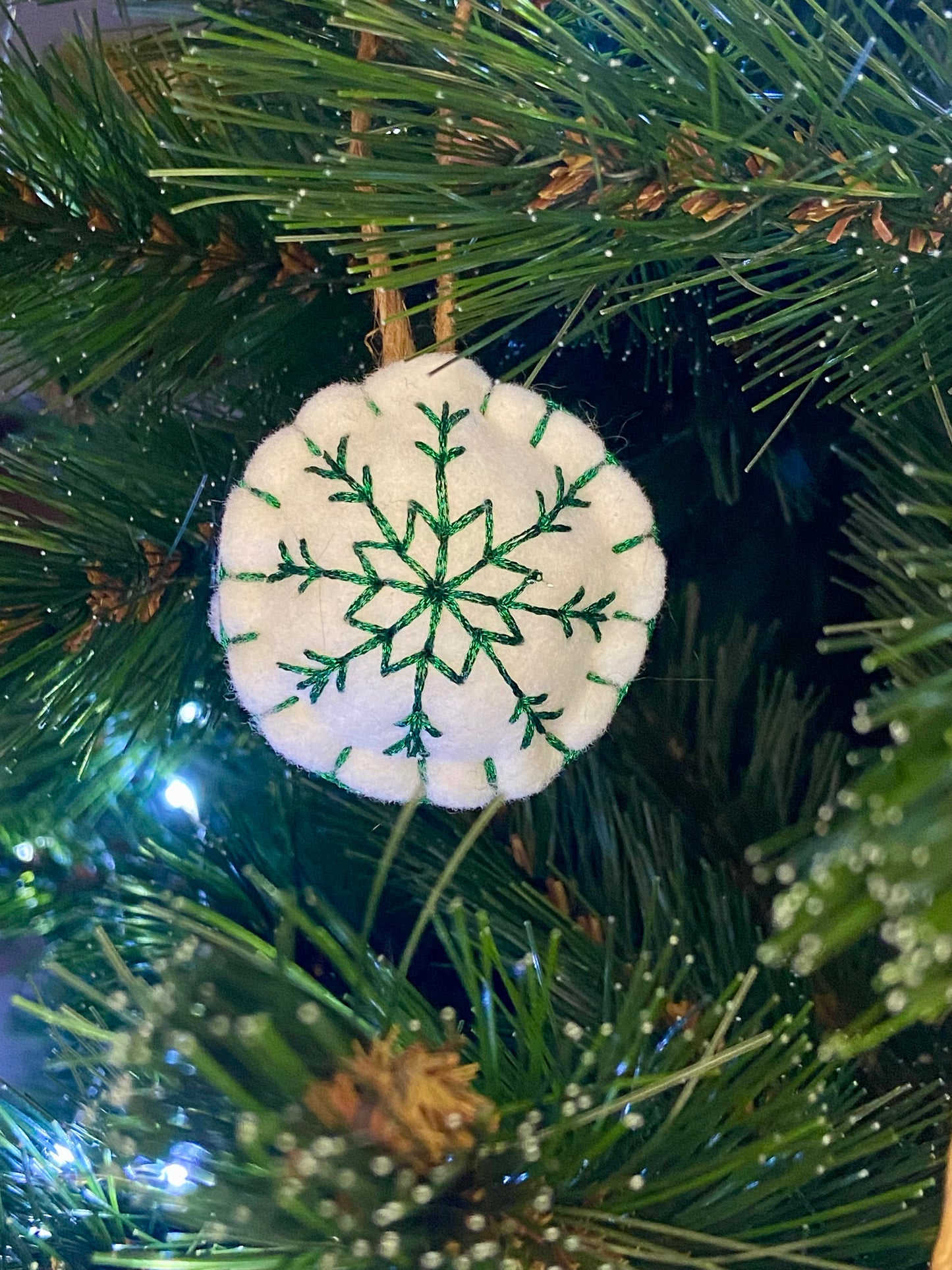 Boule de Noël - Flocon de Givre