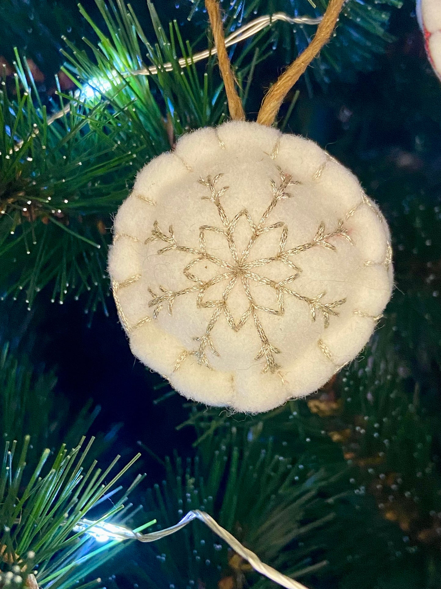 Boule de Noël - Flocon de Givre